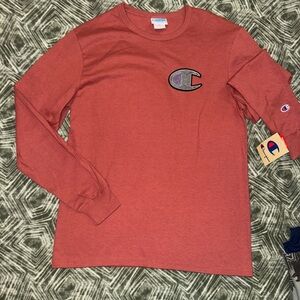 Men’s Medium Champion Red Long Sleeve Shirt